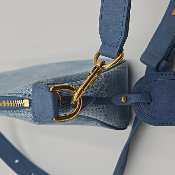 Loius Vuitton Denim Damier Limited Ed. Large Pouch - COA included - Picture 9 of 16